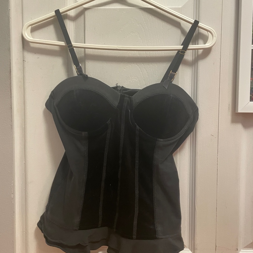 Black Bustier Top